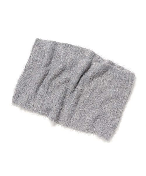 GLOBAL WORK（グローバルワーク）の「【キッズ】フェザーヤーンスヌード/726265（ストール/ショール・キッズ・ライトピンク/グレー・FREE）」の3枚目の写真