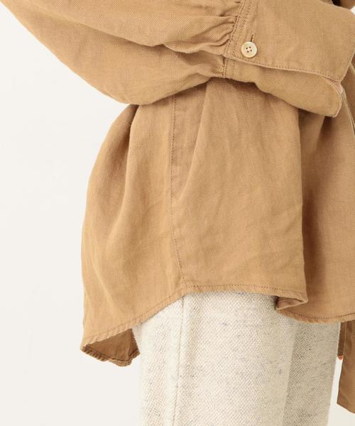 Another Edition(アナザーエディション)の「リネンスタンドカラーシャツ(シャツ/ブラウス・レディース・ホワイト/ベージュ・フリー)」の11枚目の写真