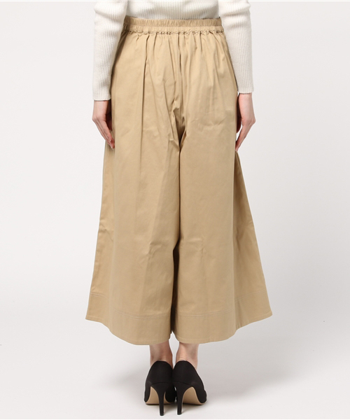 MERLOT（メルロー）の「コットンワイドスカンツ4876（その他パンツ・レディース・ベージュ/ブラック/ピンク/ネイビー・FREE）」の7枚目の写真