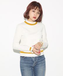 SLY | BI COLOR PUFF HG TOPS(ニット/セーター)