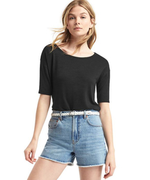 GAP | Gap ソフトスパンニットTシャツ(Tシャツ/カットソー)