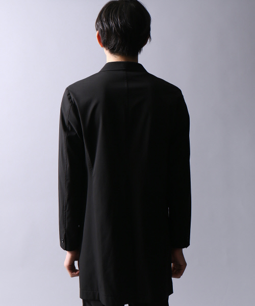 5351 POUR LES HOMMES（ゴーサンゴーイチプールオム）の「ストレッチショップコート（ステンカラーコート・メンズ・グレー/ブラック・46/44/48/50）」の5枚目の写真