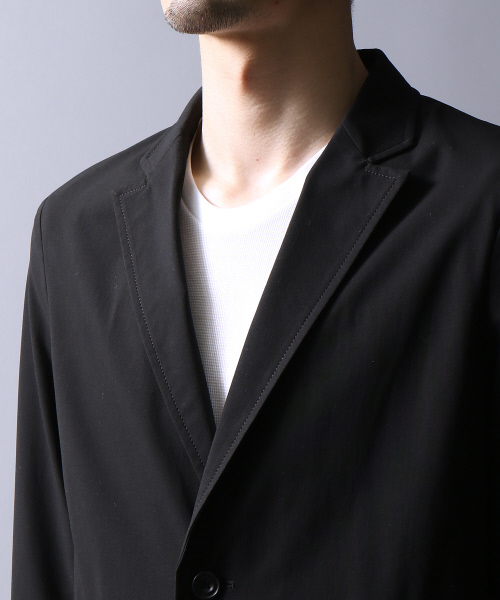 5351 POUR LES HOMMES（ゴーサンゴーイチプールオム）の「ストレッチショップコート（ステンカラーコート・メンズ・グレー/ブラック・46/44/48/50）」の9枚目の写真