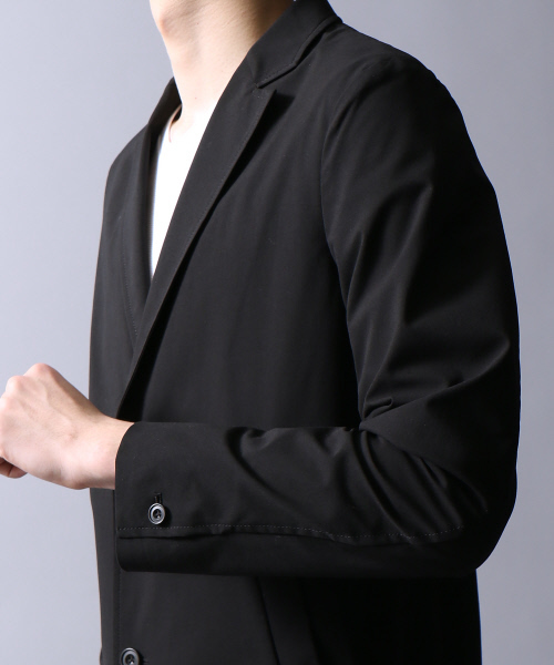 5351 POUR LES HOMMES（ゴーサンゴーイチプールオム）の「ストレッチショップコート（ステンカラーコート・メンズ・グレー/ブラック・46/44/48/50）」の12枚目の写真