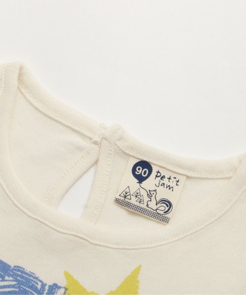 Petit jam（プチジャム）の「2柄モチーフAラインＴシャツ（Tシャツ/カットソー・キッズ・レッド/アイボリー・80/90/95/110/130/100/120）」の8枚目の写真