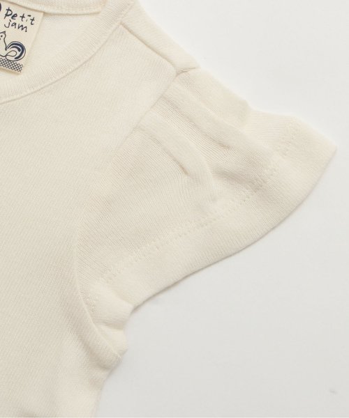 Petit jam（プチジャム）の「2柄モチーフAラインＴシャツ（Tシャツ/カットソー・キッズ・レッド/アイボリー・80/90/95/110/130/100/120）」の4枚目の写真