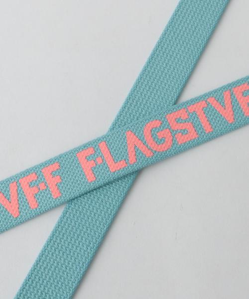 FLAGSTUFF(フラグスタフ)の「<FLAGSTUFF> LOGO BELT/ベルト(ベルト・メンズ・ホワイト/ブラック/ライトブルー/ライラック・FREE)」の6枚目の写真