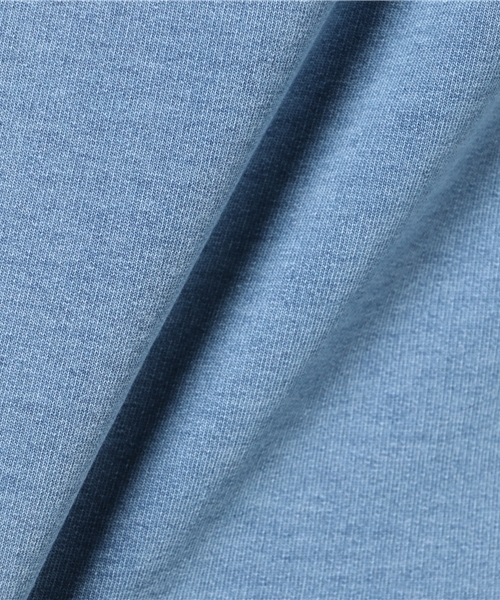 ROOPTOKYO（ループトウキョウ）の「インディゴ 裏毛 半袖 クルーネック スウェット Tシャツ（スウェット・メンズ・ライトインディゴブルー/ダークインディゴブルー・M/L/XL）」の9枚目の写真