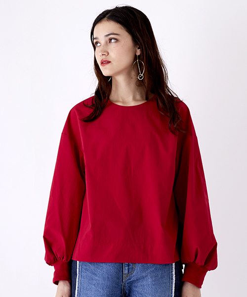 UNITED TOKYO（ユナイテッドトウキョウ）の「ボリューム2wayスリーブトップ（シャツ/ブラウス・レディース・ホワイト/ピンク/ブラック/マスタード・1）」の16枚目の写真