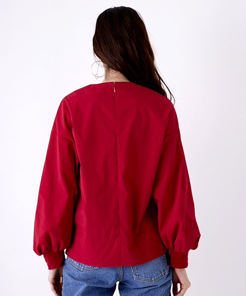 UNITED TOKYO（ユナイテッドトウキョウ）の「ボリューム2wayスリーブトップ（シャツ/ブラウス・レディース・ホワイト/ピンク/ブラック/マスタード・1）」の18枚目の写真