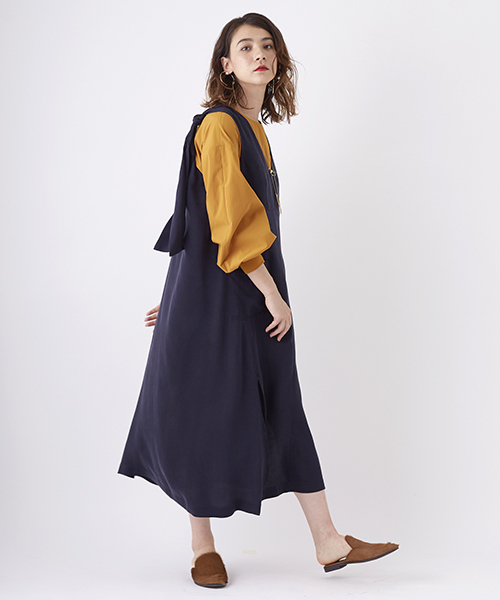 UNITED TOKYO（ユナイテッドトウキョウ）の「ボリューム2wayスリーブトップ（シャツ/ブラウス・レディース・ホワイト/ピンク/ブラック/マスタード・1）」の11枚目の写真