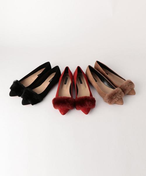 FABIO RUSCONI（ファビオルスコーニ）の「[ファビオ ルスコーニ]FABIO RUSCONI CR ファートリムフラットパンプス ◆（パンプス・レディース・ブラック/モカ/レッド・36/38/37）」の17枚目の写真