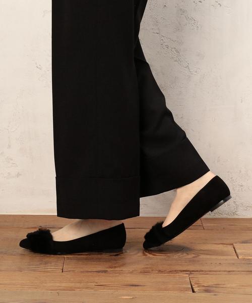 FABIO RUSCONI（ファビオルスコーニ）の「[ファビオ ルスコーニ]FABIO RUSCONI CR ファートリムフラットパンプス ◆（パンプス・レディース・ブラック/モカ/レッド・36/38/37）」の10枚目の写真