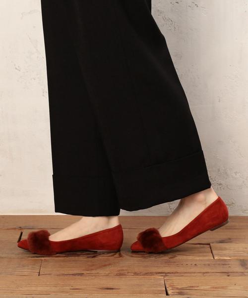 FABIO RUSCONI（ファビオルスコーニ）の「[ファビオ ルスコーニ]FABIO RUSCONI CR ファートリムフラットパンプス ◆（パンプス・レディース・ブラック/モカ/レッド・36/38/37）」の11枚目の写真