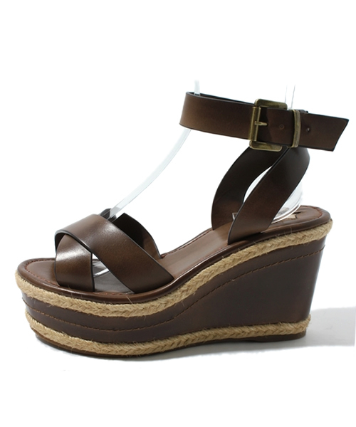 NANO universe（ナノユニバース）の「【ORONERO】デザインソールウェッジサンダル（サンダル・レディース・キャメル/グレー/ブラウン・35/36/37/38）」の5枚目の写真