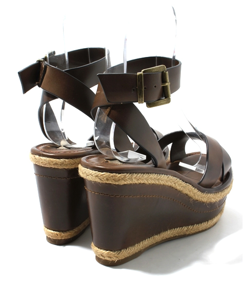 NANO universe（ナノユニバース）の「【ORONERO】デザインソールウェッジサンダル（サンダル・レディース・キャメル/グレー/ブラウン・35/36/37/38）」の7枚目の写真