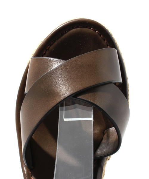 NANO universe（ナノユニバース）の「【ORONERO】デザインソールウェッジサンダル（サンダル・レディース・キャメル/グレー/ブラウン・35/36/37/38）」の8枚目の写真