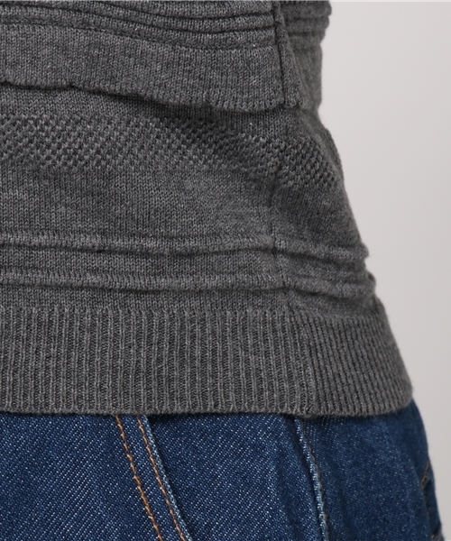 SLY（スライ）の「LITTLE WAVY LINE HG TOPS（ニット/セーター・レディース・トップグレー/ブラック/オレンジ・1/2）」の9枚目の写真