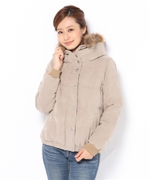 alcali | ヴィンテージスウェードダウン　ボリュームカラーブルゾン(ダウンジャケット/コート)