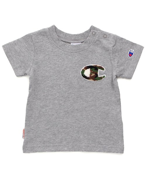 BREEZE（ブリーズ）の「ChampionサガラワッペンTシャツ（Tシャツ/カットソー・キッズ・オフホワイト/グレー・140/80/110/130/100/120/90）」の12枚目の写真