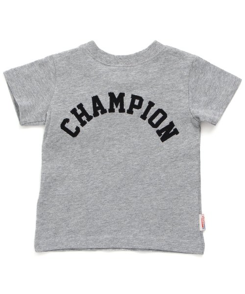 BREEZE（ブリーズ）の「ChampionサガラワッペンTシャツ（Tシャツ/カットソー・キッズ・オフホワイト/グレー・140/80/110/130/100/120/90）」の9枚目の写真