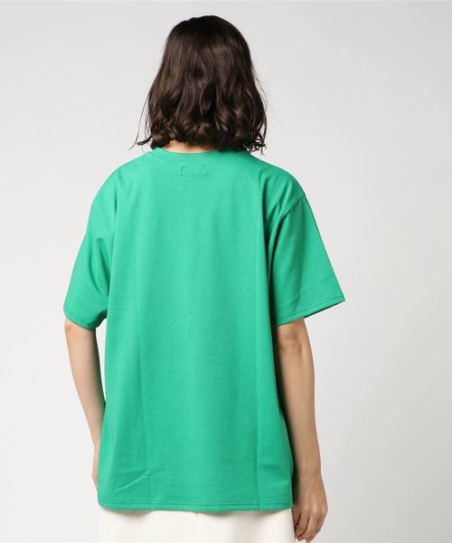 PUNYUS（プニュズ）の「ベースボールTシャツ（Tシャツ/カットソー・レディース・ホワイト/グリーン/オレンジ・4/3）」の5枚目の写真