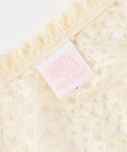 editforlulu only hearts レースカーディガン EDIT. FOR LULU（エディットフォールル）の「【ONLY HEARTS】 L/S