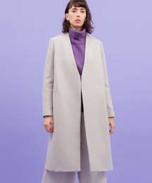 UNITED TOKYO | Vネックノーカラーコート(その他アウター)