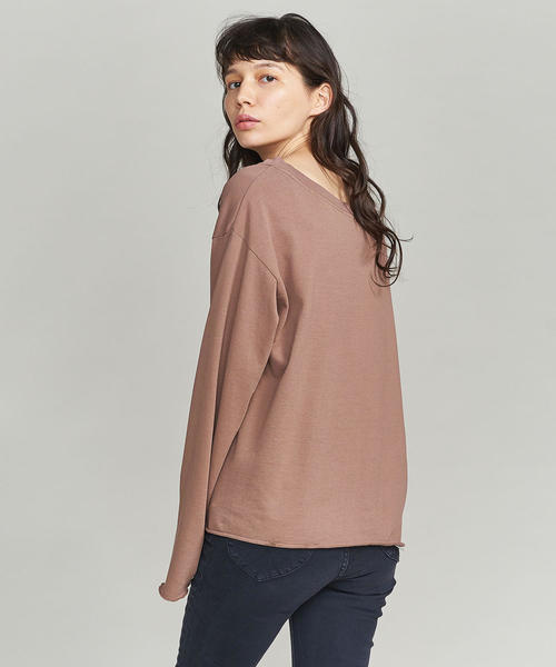 BEAUTY&YOUTH UNITED ARROWS（ビューティーアンドユースユナイテッドアローズ）の「BY コットンルーズスリーブクルーネックカットソー ◆（Tシャツ/カットソー・レディース・ホワイト/ダークグリーン/ベージュ・FREE）」の15枚目の写真