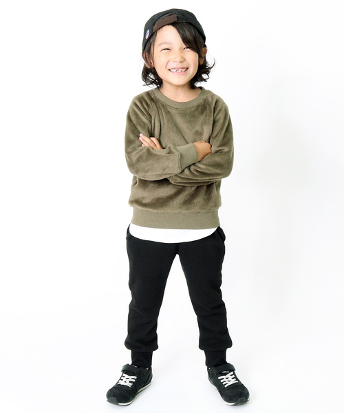 devirock(デビロック)の「まるで着る毛布 裏シャギー裾リブパンツ 裏起毛(その他パンツ・キッズ・ブラック/ネイビー/カーキ/カモフラージュ/ブラック系その他/ブルー系その他/パープル系その他/ヘザーチャコール/ブラック系その他2/ブラック系その他3・110cm/100cm/120cm/130cm/140cm/150cm/160cm)」の20枚目の写真