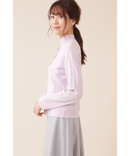 NATURAL BEAUTY（ナチュラルビューティー）の「ウールアンサンブルニット（アンサンブル・レディース・パープル/ブルー/ネイビー/ライトグリーン・36/38）」の16枚目の写真