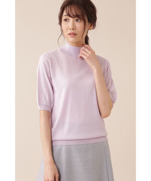 NATURAL BEAUTY（ナチュラルビューティー）の「ウールアンサンブルニット（アンサンブル・レディース・パープル/ブルー/ネイビー/ライトグリーン・36/38）」の19枚目の写真