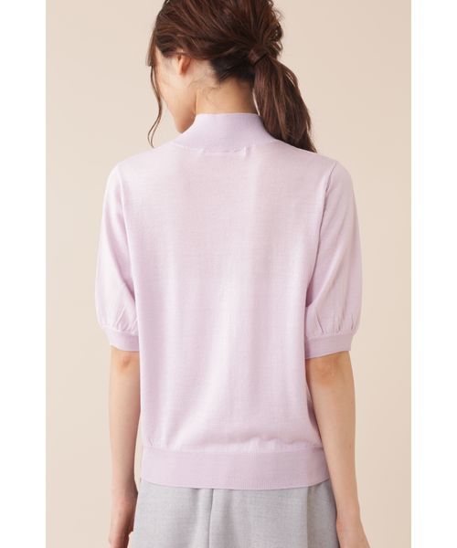 NATURAL BEAUTY（ナチュラルビューティー）の「ウールアンサンブルニット（アンサンブル・レディース・パープル/ブルー/ネイビー/ライトグリーン・36/38）」の12枚目の写真