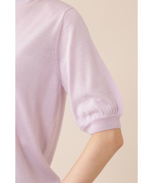 NATURAL BEAUTY（ナチュラルビューティー）の「ウールアンサンブルニット（アンサンブル・レディース・パープル/ブルー/ネイビー/ライトグリーン・36/38）」の9枚目の写真