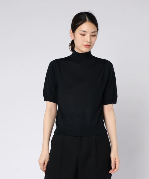 NATURAL BEAUTY（ナチュラルビューティー）の「ウールアンサンブルニット（アンサンブル・レディース・パープル/ブルー/ネイビー/ライトグリーン・36/38）」の7枚目の写真