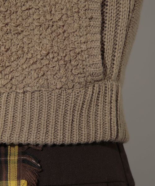 PAGEBOY（ページボーイ）の「ケーブルライダース（ライダースジャケット・レディース・ブラウン/オフホワイト・FREE）」の17枚目の写真