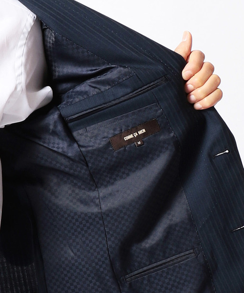 【新品、未使用】コムサメン　スーツ/セットアップ　ピンストライプ 楽天市場】【SALE／50%OFF】COMME CA MEN ピンストライプスーツ