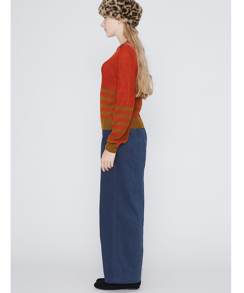 シロップ.(シロップ.)の「いつでもマリン!細コーデュロイパンツ(その他パンツ・レディース・ネイビー・SMALL/MEDIUM/LARGE/X-LARGE/XX-LARGE)」の6枚目の写真