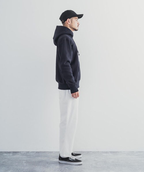 Champion(チャンピオン)の「Champion チャンピオン Reverse Weave フーディー プルオーバーパーカー C5-U101(パーカー・メンズ・グレー/オートミール/ブラック/ネイビー/アーミー/ホワイト・M/L/XL)」の8枚目の写真
