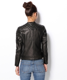 ヒステリックグラマー レザージャケット ラムレザー キルティング