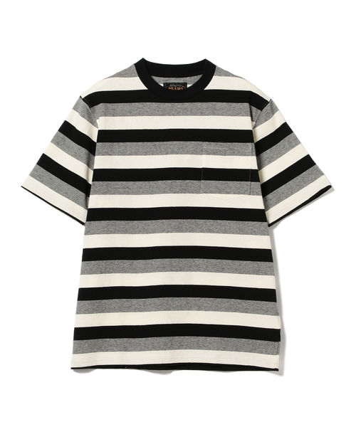BEAMS PLUS / グラデーション ボーダー ポケット Tシャツ BEAMS PLUS / グラデーション ボーダー ポケット Tシャツ