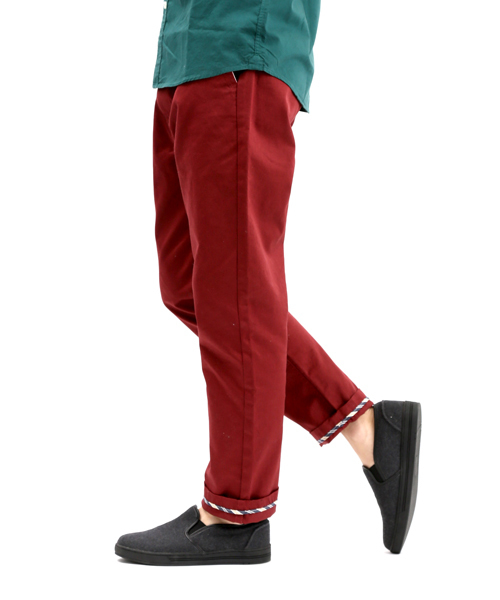 WEGO（ウィゴー）の「WEGO/ウエポントラウザー（チノパンツ・メンズ・ブラック/グレイッシュベージュ/レッド系その他・SMALL/LARGE/MEDIUM）」の13枚目の写真