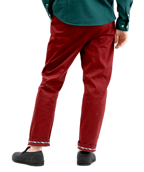 WEGO（ウィゴー）の「WEGO/ウエポントラウザー（チノパンツ・メンズ・ブラック/グレイッシュベージュ/レッド系その他・SMALL/LARGE/MEDIUM）」の14枚目の写真