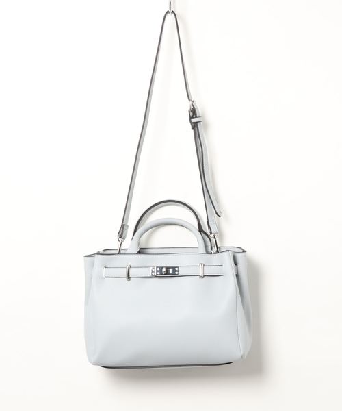 NATURAL BEAUTY BASIC（ナチュラルビューティーベーシック）の「スレンダーベルトショルダー（ショルダーバッグ・レディース・ブラック/ベージュ/ブルー・ﾌﾘ-）」の3枚目の写真