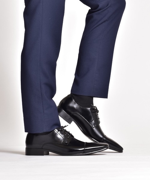 MM/ONE（エムエムワン）の「ストレートチップ ビジネスシューズ / 外羽根（ドレスシューズ・メンズ・ブラック/ブラウン・43/45/41/42/44/46/40/39）」の12枚目の写真