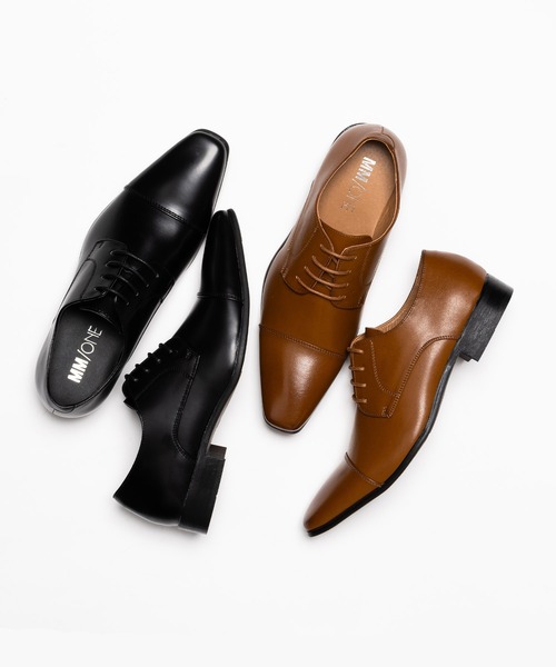 MM/ONE（エムエムワン）の「ストレートチップ ビジネスシューズ / 外羽根（ドレスシューズ・メンズ・ブラック/ブラウン・43/45/41/42/44/46/40/39）」の4枚目の写真