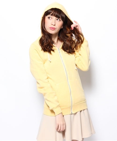 Another Edition（アナザーエディション）の「ALTERNATIVE ZIP PK ◆（パーカー・レディース・ホワイト/クリーム/ターコイズブルー・フリー）」の2枚目の写真