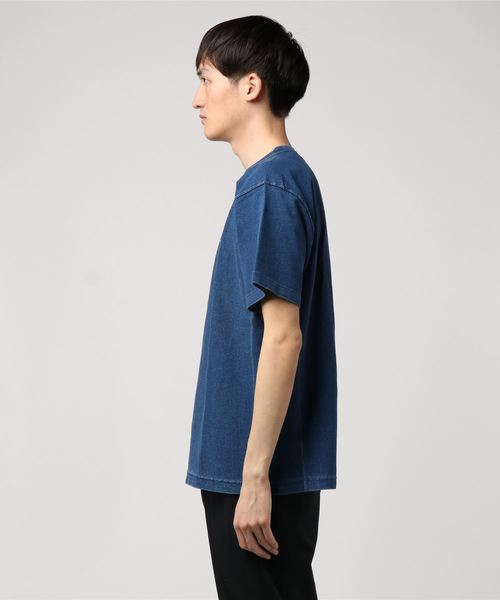 Champion チャンピオン リバースウィーブインディゴロゴt Tシャツ カットソー Champion チャンピオン のファッション通販 Zozotown