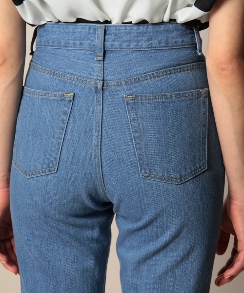 BEAUTY&YOUTH UNITED ARROWS(ビューティーアンドユースユナイテッドアローズ)の「BYBC コットンハイウエストデニム 40 ◆(デニムパンツ・レディース・ライトブルー/ネイビー・SMALL/MEDIUM)」の13枚目の写真