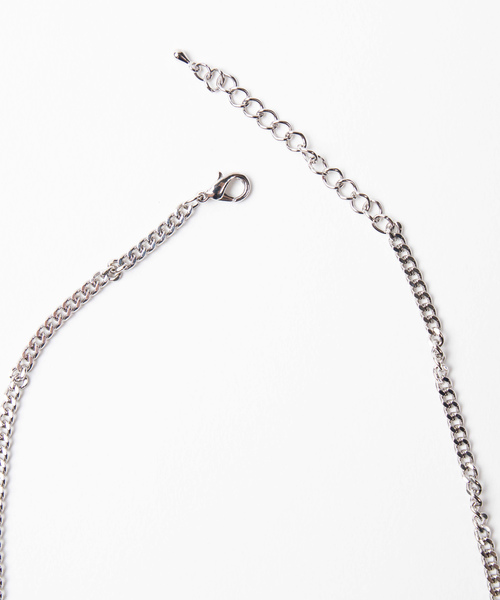 WEGO（ウィゴー）の「WEGO/ワイドリングチェーンネックレス（ネックレス・メンズ・シルバー・FREE）」の6枚目の写真